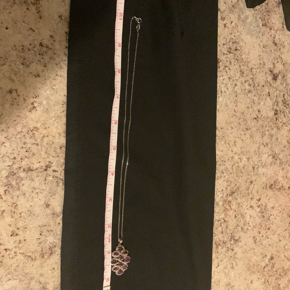 Nwt Elegant Solid Sterling Silver Gem’s Stone Pen… - image 7